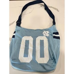 Spirit Ready UNC Tar Heels Jersey Mesh‎ Messenger Bag Crossbody Carolina Blue 00